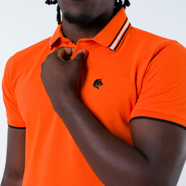 The Champion - in Jacquard Cotton Polo Collar