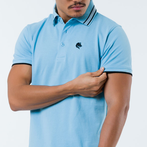 The Champion - in Jacquard Cotton Polo Collar